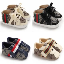 4PC Bundle Deal Baby Soft Sole Shoe Size 2 Ages  0-12 Months. Infant, Toddler