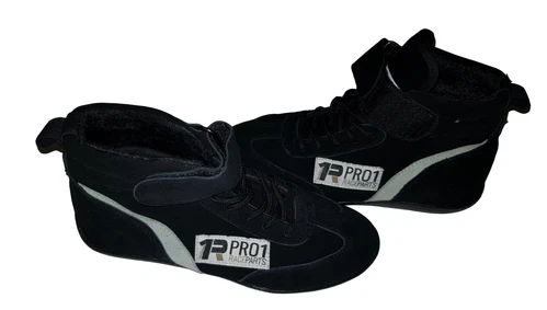 Pro1 SFi Race Racing Safety Boots Race car Speedway Drag Rally Black High Shoe - Picture 1 of 12