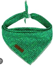 St Patricks Lucky Dog Bandana - Medium/Large- No Returns