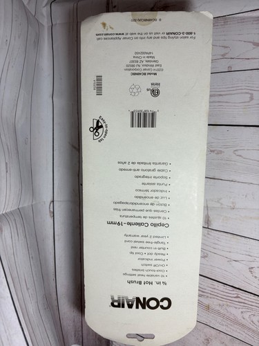 NEW/SEALED - 2014 CONAIR BLUE HOT BRUSH 10 Settings 3/4 In. Model BC48NBC - Picture 3 of 3