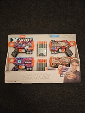 Zuru X Shot Skins MENACE, Game Over, MALICE, Enigma, Alpha Zone, With 24 Bullets