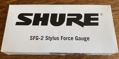 Shure SFG-2 Precision Stylus Force Gauge Turntable Scale - Open Box Great Shape
