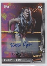 2018 Topps WWE Women's Division Silver Auto 45/50 Ember Moon #37 Auto t3w