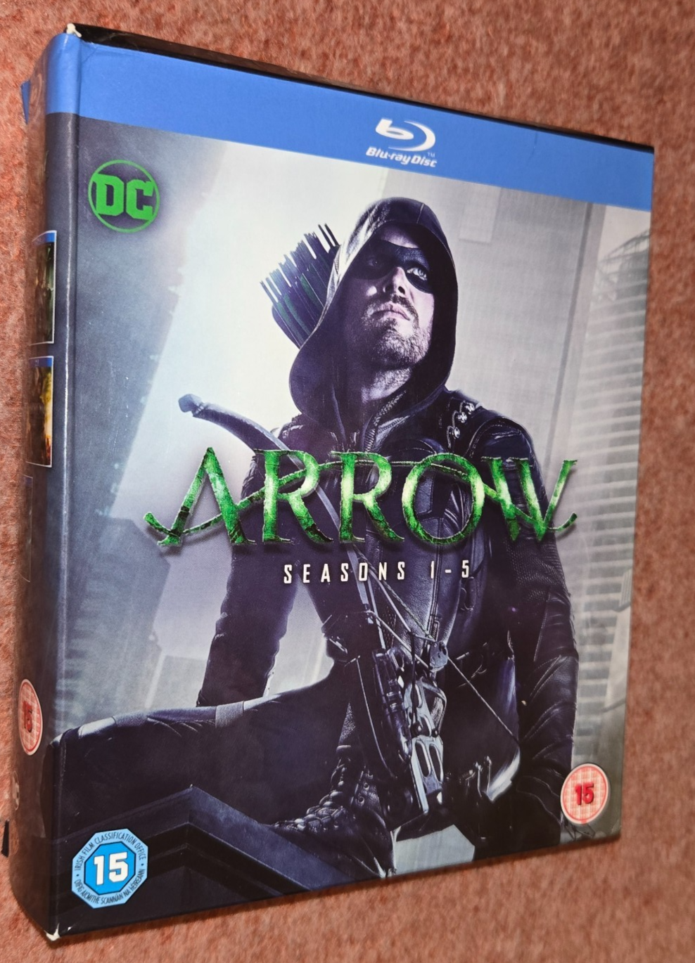 Arrow: Seasons 1-5 Blu-ray (2017) Stephen Amell cert 15 20 discs Blu ray Boxset