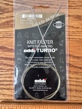 New Addi Turbo LACE Circular Knitting Needles US 000 1.5 mm 40" 100cm 