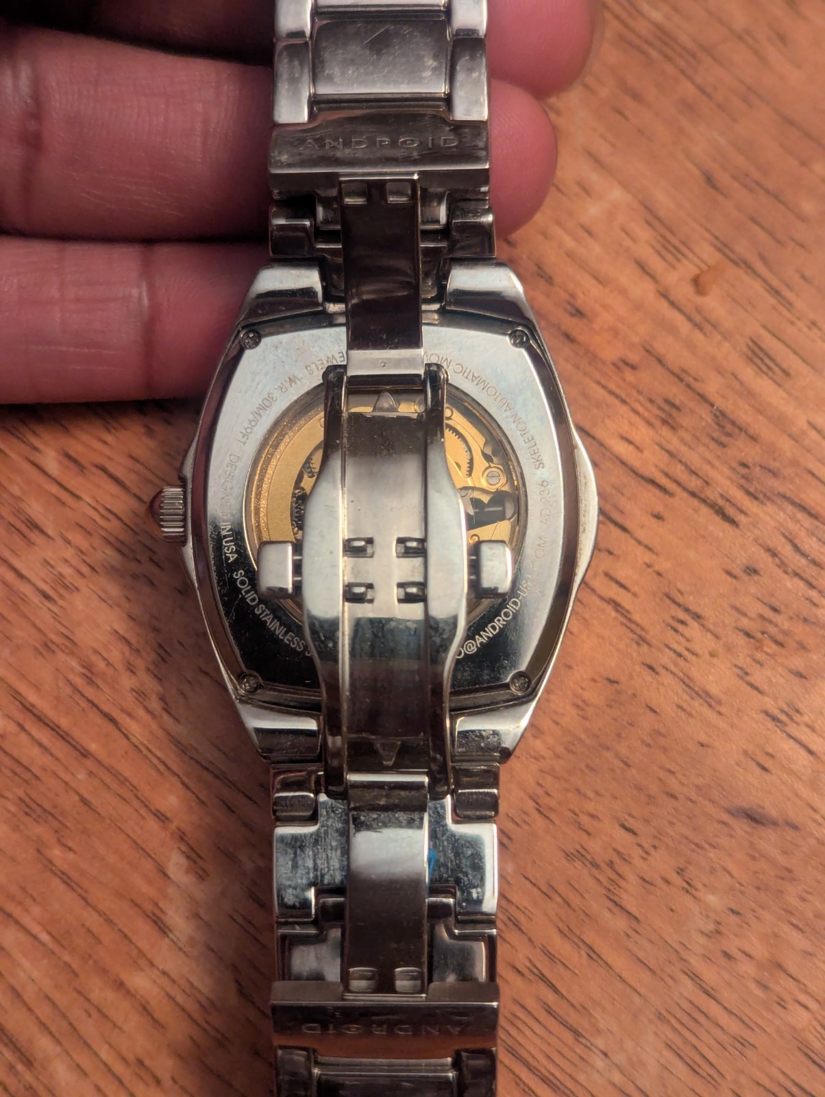 Android AD236 Spyder Automatic Skeleton Watch Sta… - image 5