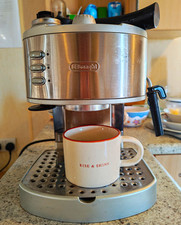 De'Longhi BAR 12 15 Bar Espresso Machine, Ground Coffee & E.S.E Pods, Steam Wand