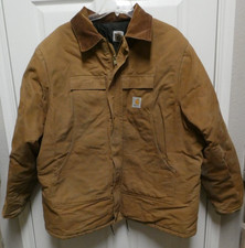 Mens Vintage Carhartt Duck Canvas Chore Coat size 54 Tall RN14806 Union Labor