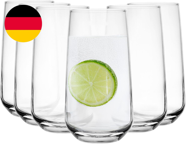 Glasmark Krosno 1992 TrinkgläSer Set LongdrinkgläSer 6 StüCk 430 Ml GläSer Wasse-image
