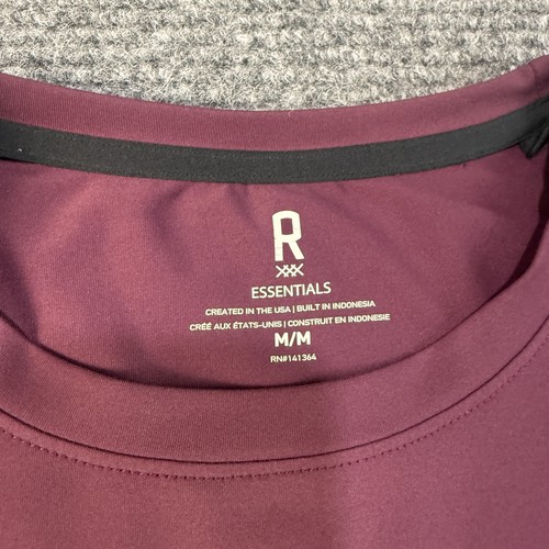 Rhone Essentials Shirt Mens Medium Purple Athletic Performance Tee Lightweight - Picture 4 of 9