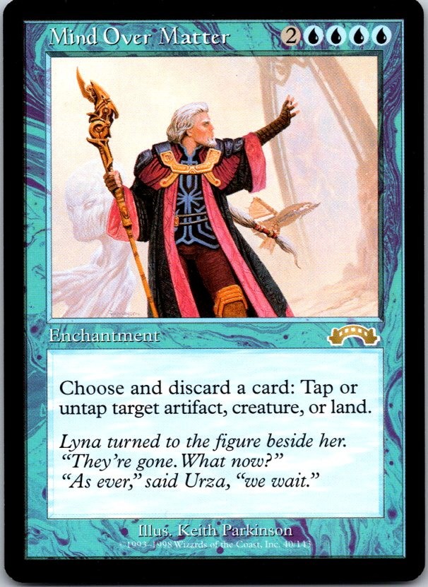 Mind Over Matter 40 Exodus NM MTG