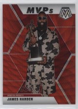 2019-20 Panini Mosaic MVPs Tmall Red Wave Prizm James Harden #296 0us8