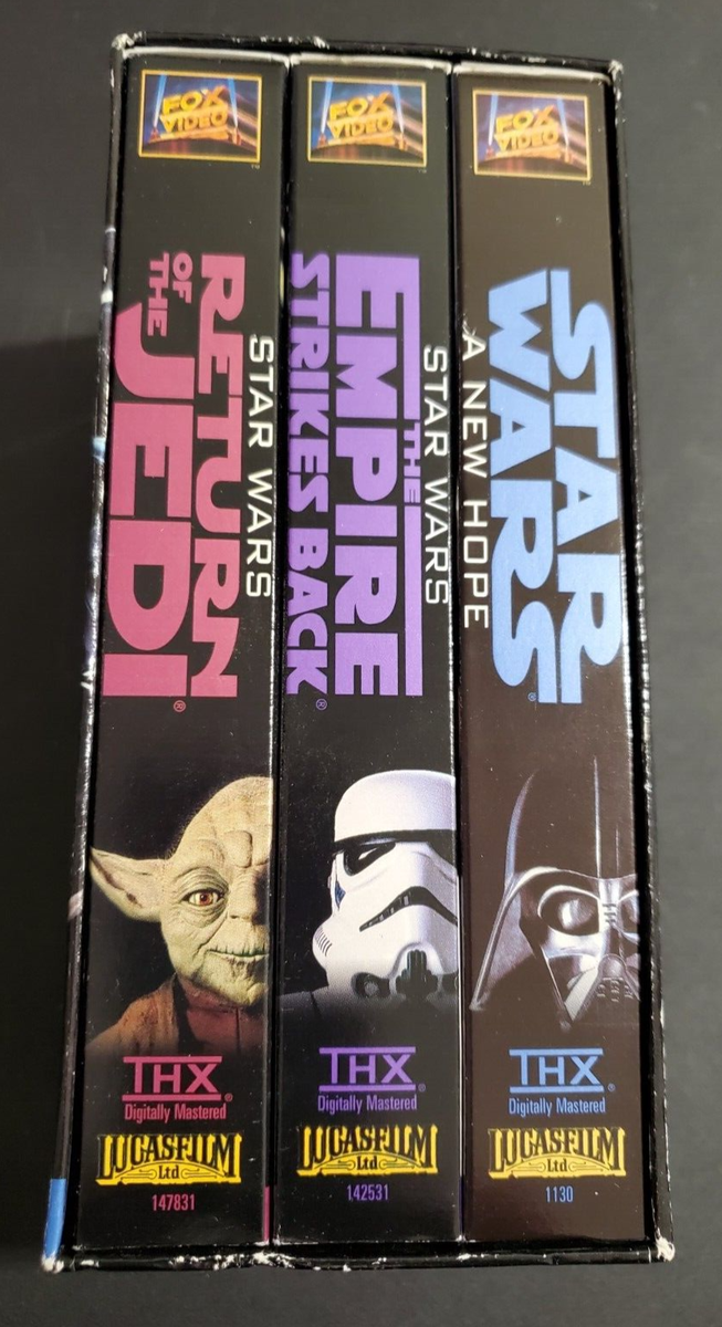 STAR WARS TRILOGY　ＶＨＳ VINTAGE 1995 STAR WARS TRILOGY VHS VIDEO WIDESCREEN BOX SET