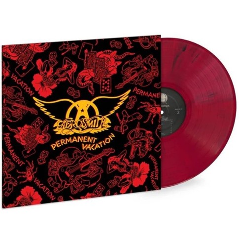 AEROSMITH: Permanent Vacation Limited Red Marbled Vinyl LP NEW SEALED