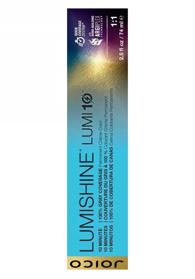 Color de cabello crema cobertura gris permanente JOICO Lumishine LUMI 10 minutos ~ 2 fl oz Foto 2 de 4