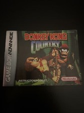 Nintendo Game Boy Advance Donkey Kong Country,  Manual Only  