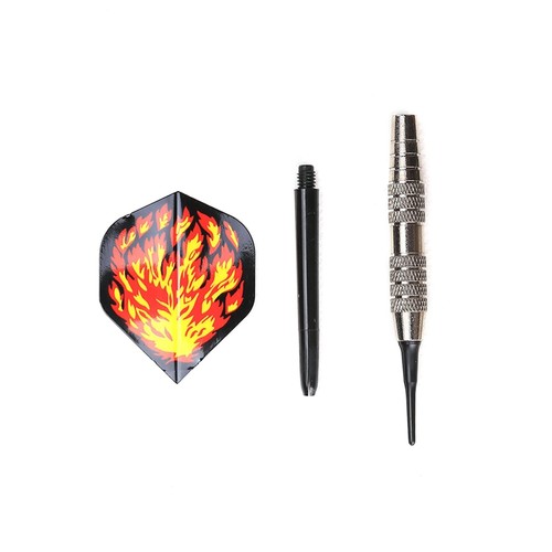 3PCS Soft Tip Darts Set Sliver Barrels Nylon Shafts Flights 16 Gram with Case - Picture 3 of 10