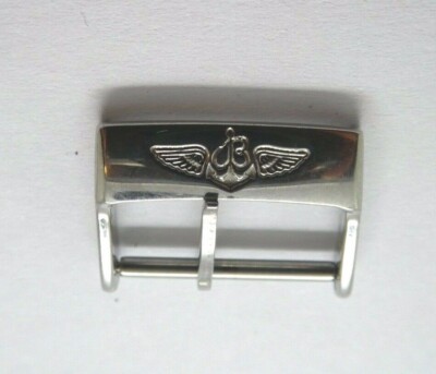 BREITLING Dornschliesse - Stahl - 20mm /18mm  BUCKLE -2000er Jahre (B3)