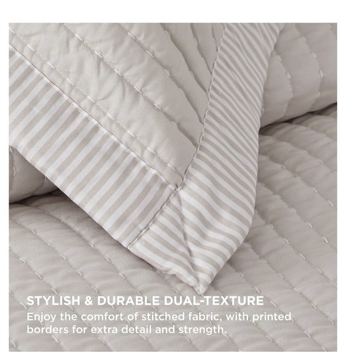 Bedsure King Size Quilt Set - Lightweight Quilt King - Linen - Picture 2 of 6