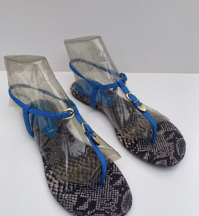 Jeffrey Campbell Mystic Python Ankle Strap Sandal… - image 2