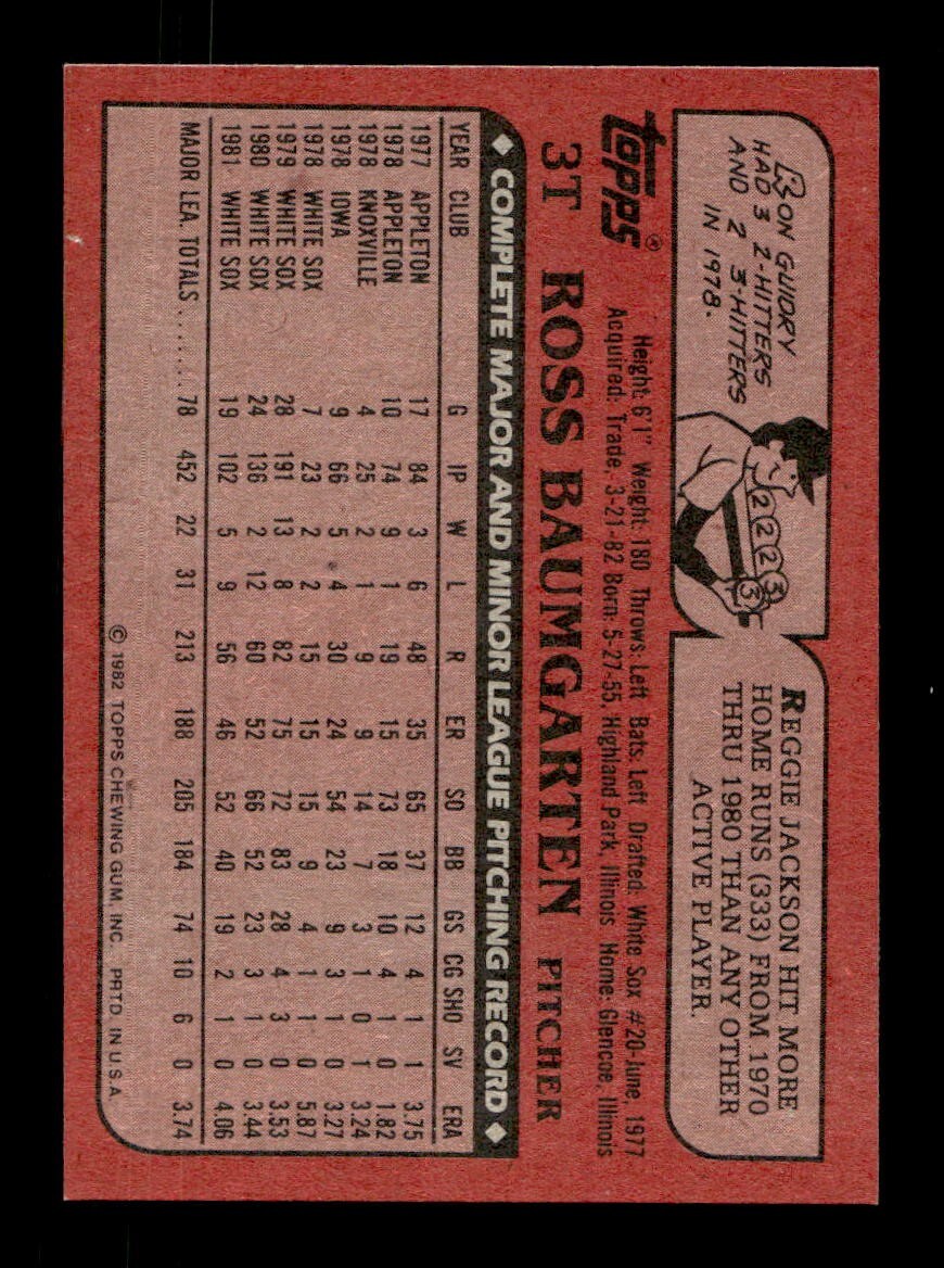 1982 Topps Traded 1-132 EX-MT/NM Pick From List All PICTURED - Picture 215 of 501