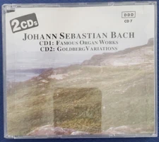 Famous Organ Works / Golberg Variations by Johann Sebastian Bach (CD)     1