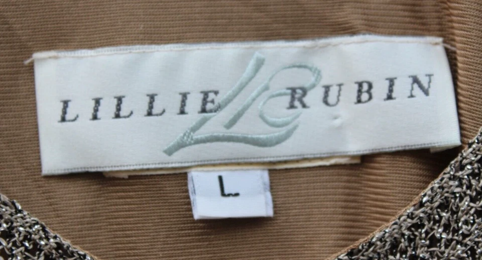 Conjunto formal de 3 piezas de abrigo/falda larga/top sin mangas Lillie Rubin talla grande Foto 2 de 4