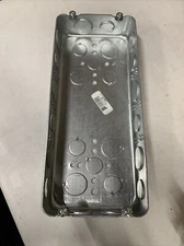 Steel City 4 Gang Electrical Box 10 7/16 X 4 1/2 X 1 5/8 1/2 & 3/4 KO 4G1234