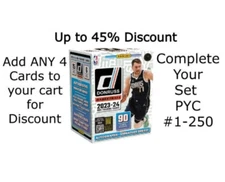 2023-24 Donruss Basketball Base Cards You Pick Complete Set Singles #1-250 PYC