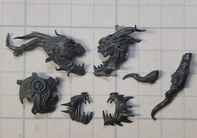 40k Chaos Space Marines Bits Daemon Prince Head Faction Set Tzeentch