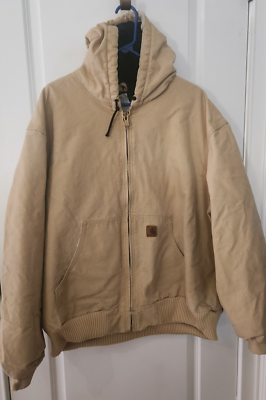 Carhartt ベージュ ジャンパー Carhartt Insulated Lined Hooded Jacket 2XL RN14806 Beige J130 | eBay