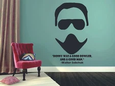 Walter Quote The Big Lebowski Show Vinyl Art Stickers For Home Room Walls Decal