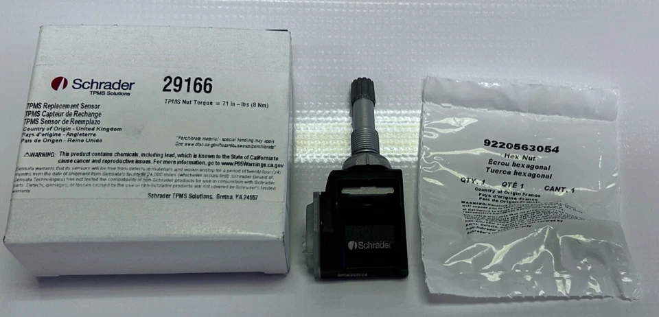 Paquete de 4 abrazaderas de sensor Schrader 29166 TPMS 315 MHz aptas para seleccionar Nissan Infiniti Foto 2 de 4