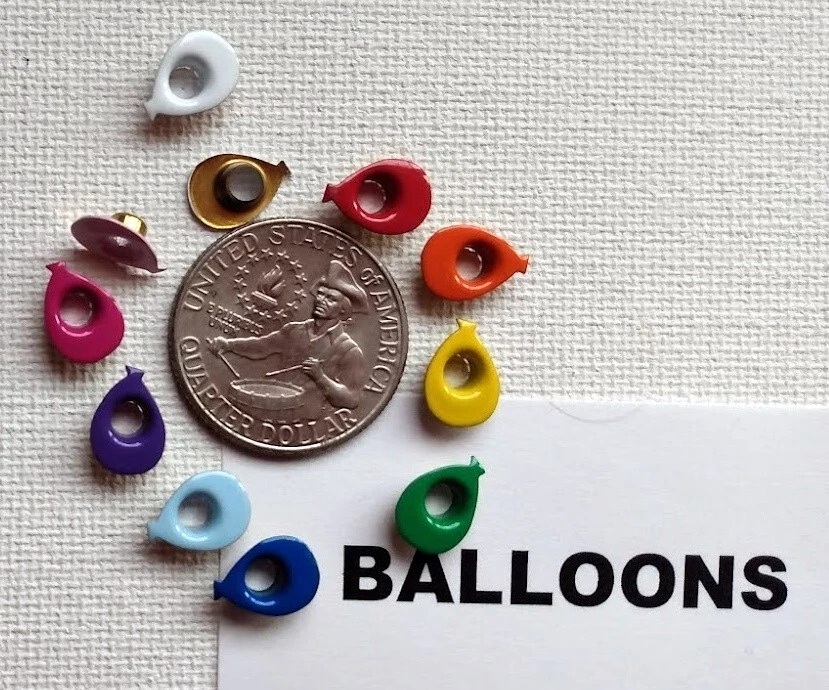 Huge Lot 474 Paper Eyelets Shapes Mix Themes/Colors 4 Scrapbooking & DIY Crafts - Image 3 of 4