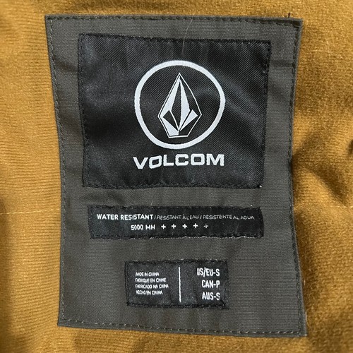 Kids Volcom True To This Gray Insulated Long Sleeve Hooded Jacket Size Small - Picture 9 of 16