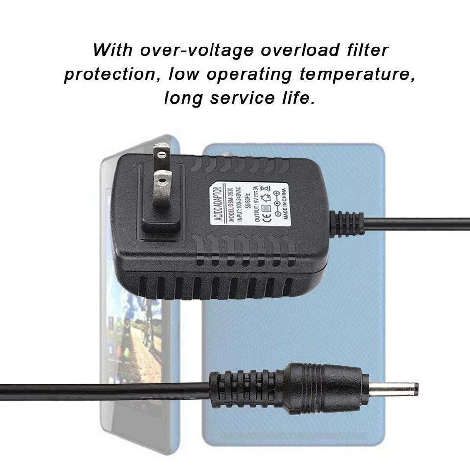 Adaptador de cargador de CA de viaje de pared para el hogar para Iconia Tab A500 A501 0 00 01 Foto 3 de 4