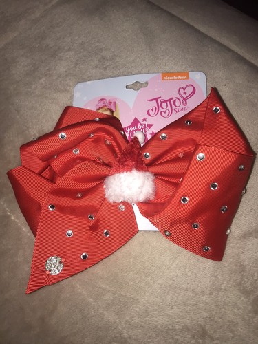 Large Jojo Siwa Hair Bow Christmas Red 