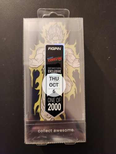 FiGPiN New York Comic Con 2022 Exclusive Dragonball Z #1102 Super Saiyan Goku - Picture 2 of 7