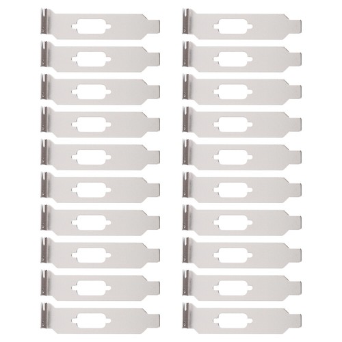 20 PCS Computerkoffer Leer Chassis-Bits Blockieren PCI-Steckplatz-Blindplatte