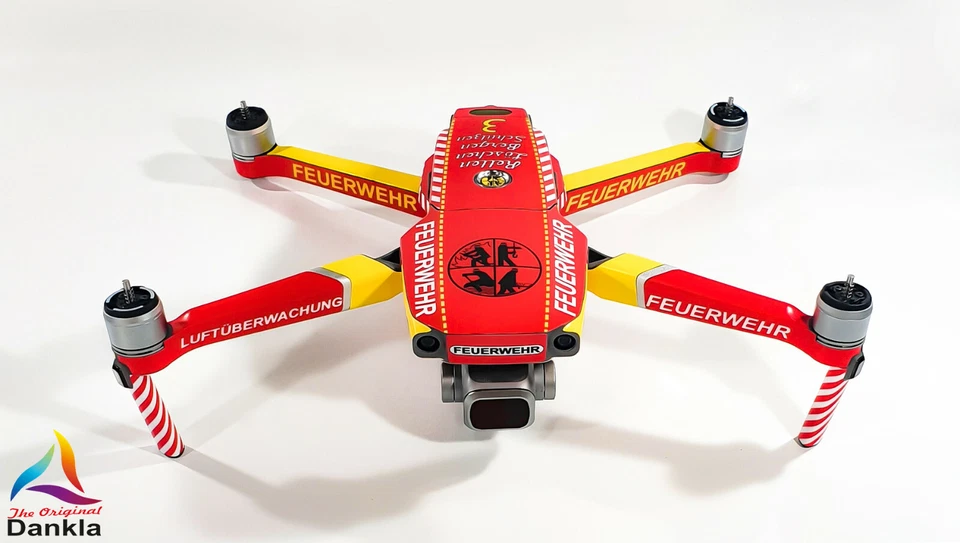 DJI MAVIC 2 PRO/ZOOM- SKIN - FEUERWEHR * - 3-5 Batterien - Drohne - Bild 2 von 4