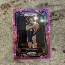 2023-24 Panini Prizm #170 Anthony Black Prizms Pink Ice RC