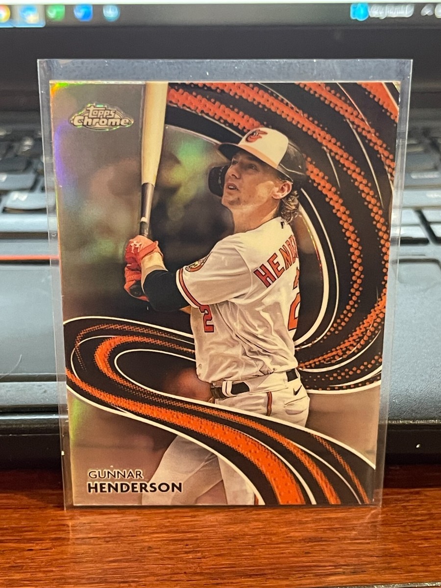 2024 Topps Chrome Gunnar Henderson Strokes Refractor Orioles All 