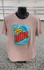 Nike Shirt Mens XLarge Pink Kicks So Clean Ultra Drip Graphic Just Do It Tshirt