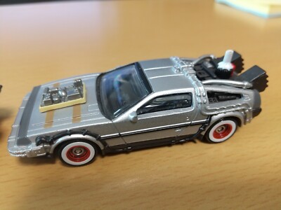 CharaWheels/BTTF DeLorean×3 & KNIGHT2000 BANDAI Hot Wheels Charawheels Delorean 1 2 3 Set JAPAN Rare