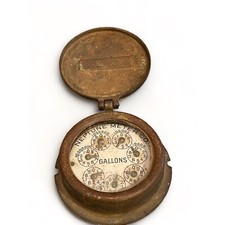 NEPTUNE TRIDENT 1" Water Meter New York With Dial And Glass Bronze or Brass