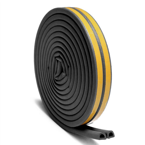 5M Rubber Car Door Seal Strip Hollow Edge Guard Weather Strip D Shape Universal - Picture 2 of 12