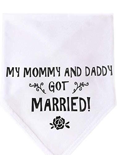 Engagement Gift Wedding Dog Bandana - Triangle Bibs Scarf Pet Accessories, - Picture 5 of 7