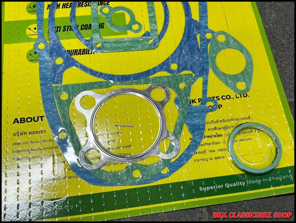 Yamaha DT100 A,B,C,D 1974-1977 MX100 Gasket complete Set  HIGH QUALITY - Изображение 4 из 4