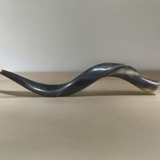 Natural Judaica Kosher 20-24" Yemenite Kudu Shofar Horn Israel - Full published