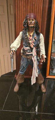 Captain Jack Sparrow Johnny Depp 18-in figurine that talks rare excellent detail